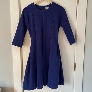 GAP Fit & Flare Pleated Dress
